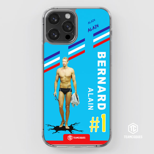 Coque joueur ALAIN BERNARD NATATION JO - TEAMCOQUES