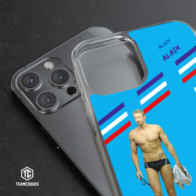 Coque joueur ALAIN BERNARD NATATION JO - TEAMCOQUES