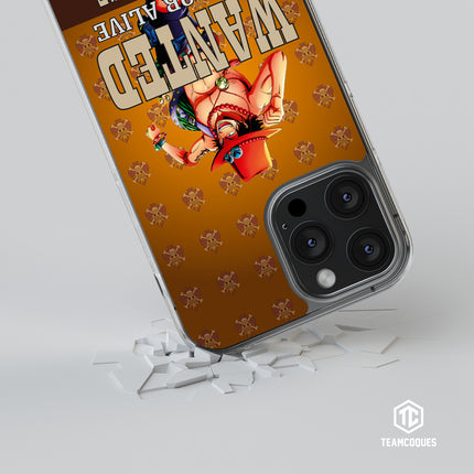 Coque design ONE PIECE - ACE AUX POINGS ARDENTS PORTGAS - TEAMCOQUES