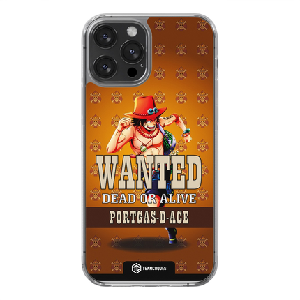 Coque design ONE PIECE - ACE AUX POINGS ARDENTS PORTGAS - TEAMCOQUES