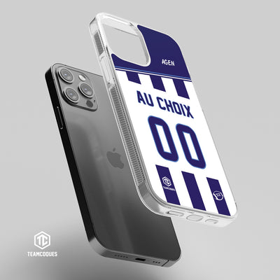 Coque rugby AGEN personnalisable - TEAMCOQUES
