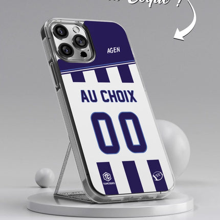 Vidéo Coque rugby AGEN personnalisable - TEAMCOQUES