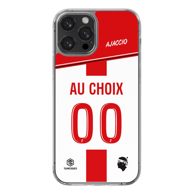 Coque foot AJACCIO ACA personnalisable - TEAMCOQUES