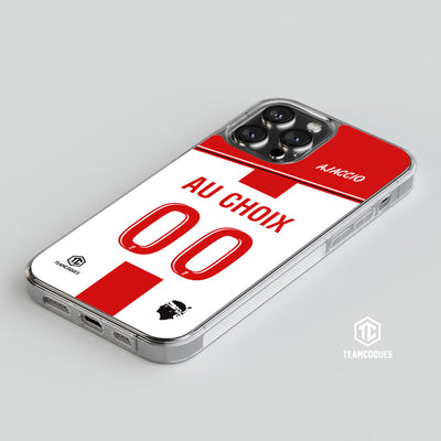 Coque foot AJACCIO ACA personnalisable - TEAMCOQUES