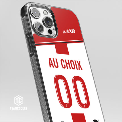 Coque foot AJACCIO ACA personnalisable - TEAMCOQUES