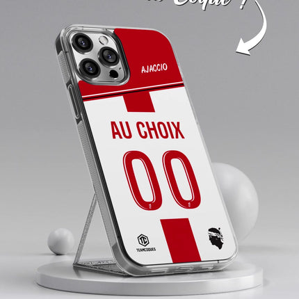 Vidéo Coque foot AJACCIO ACA personnalisable - TEAMCOQUES