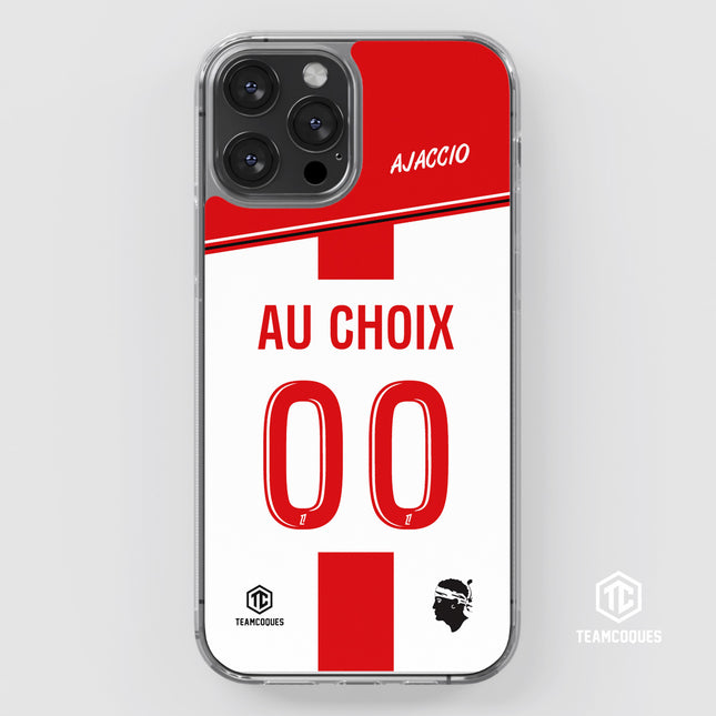Coque foot AJACCIO ACA personnalisable - TEAMCOQUES