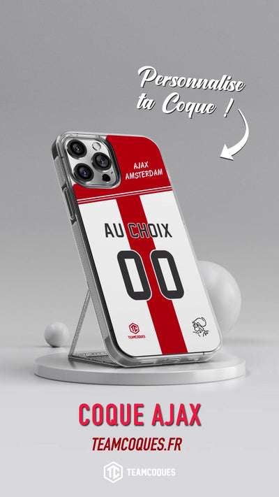 Vidéo Coque foot AJAX AMSTERDAM personnalisable - TEAMCOQUES