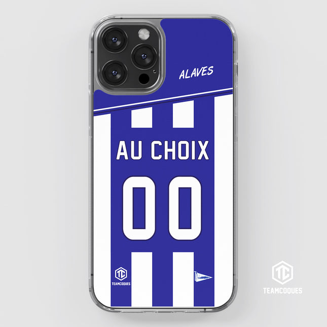 Coque foot ALAVES personnalisable - TEAMCOQUES