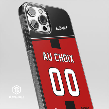 Coque foot ALBANIE personnalisable - TEAMCOQUES