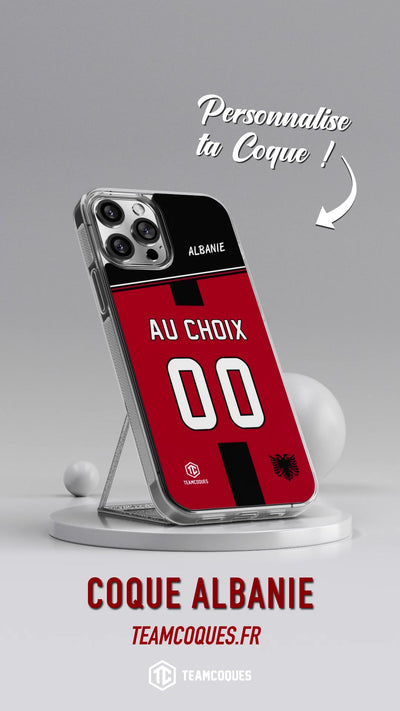 Vidéo Coque foot ALBANIE personnalisable - TEAMCOQUES