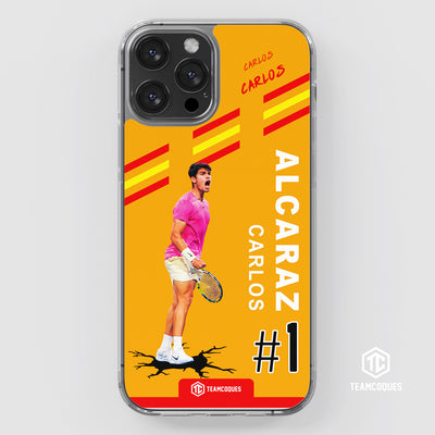 Coque joueur CARLOS ALCARAZ TENNIS - TEAMCOQUES