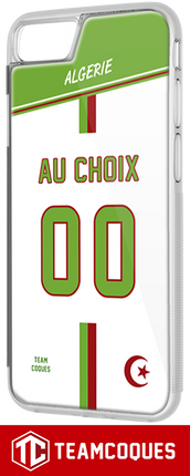 Coque foot ALGERIE - flocage 100% personnalisable - iPhone smartphone - TEAMCOQUES