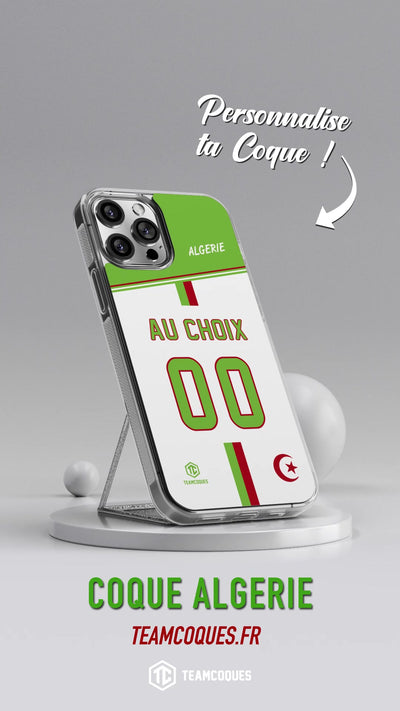 Vidéo Coque foot ALGERIE personnalisable - TEAMCOQUES