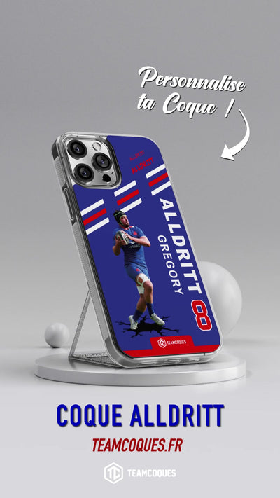 Vidéo Coque joueur GREGORY ALLDRITT XV FRANCE - TEAMCOQUES