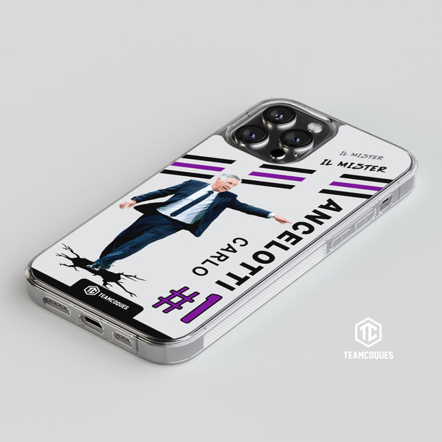 Coque joueur CARLO ANCELOTTI COACH ENTRAÎNEUR - TEAMCOQUES