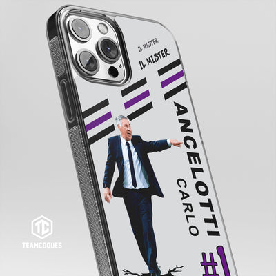 Coque joueur CARLO ANCELOTTI COACH ENTRAÎNEUR - TEAMCOQUES