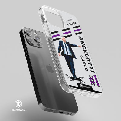 Coque joueur CARLO ANCELOTTI COACH ENTRAÎNEUR - TEAMCOQUES