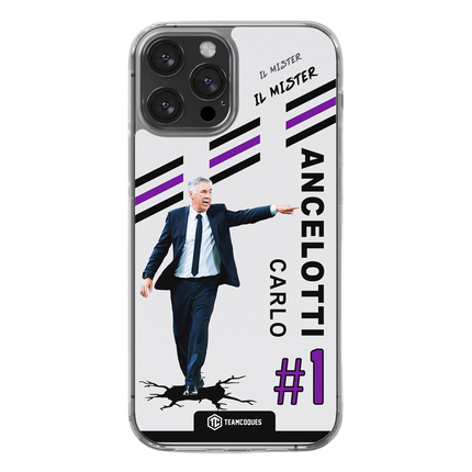 Coque joueur CARLO ANCELOTTI COACH ENTRAÎNEUR - TEAMCOQUES