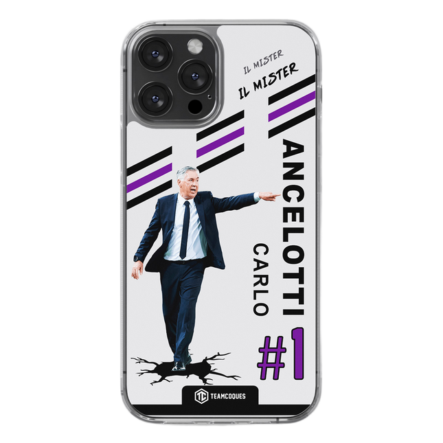 Coque joueur CARLO ANCELOTTI COACH ENTRAÎNEUR - TEAMCOQUES