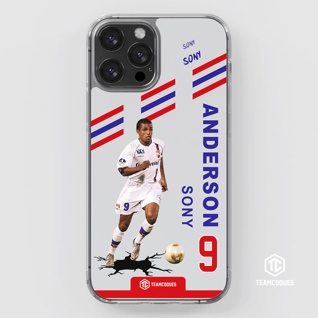Coque joueur SONY ANDERSON LYON OL - TEAMCOQUES