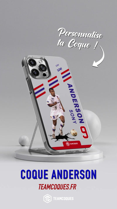 Vidéo Coque joueur SONY ANDERSON LYON OL - TEAMCOQUES
