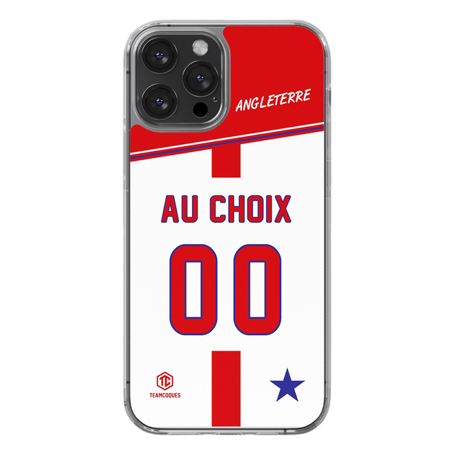 Coque foot ANGLETERRE personnalisable - TEAMCOQUES