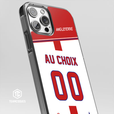 Coque foot ANGLETERRE personnalisable - TEAMCOQUES