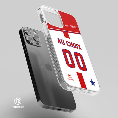Coque foot ANGLETERRE personnalisable - TEAMCOQUES