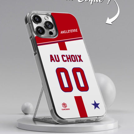 Vidéo Coque foot ANGLETERRE personnalisable - TEAMCOQUES