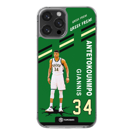 Coque joueur GIANNIS ANTETOKOUNMPO BUCKS MILWAUKEE NBA - TEAMCOQUES