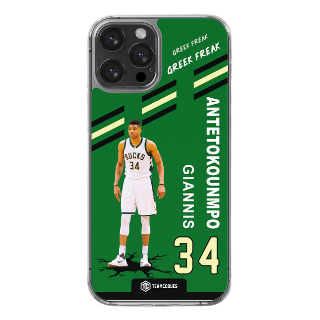 Coque joueur GIANNIS ANTETOKOUNMPO BUCKS MILWAUKEE NBA - TEAMCOQUES