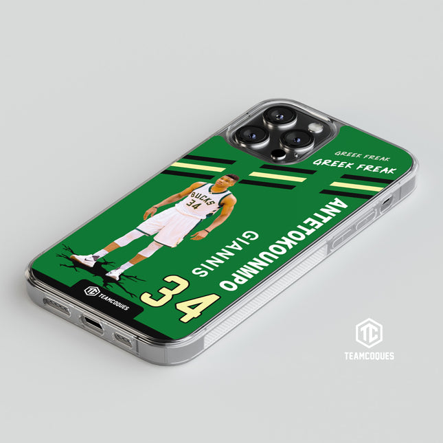 Coque joueur GIANNIS ANTETOKOUNMPO BUCKS MILWAUKEE NBA - TEAMCOQUES