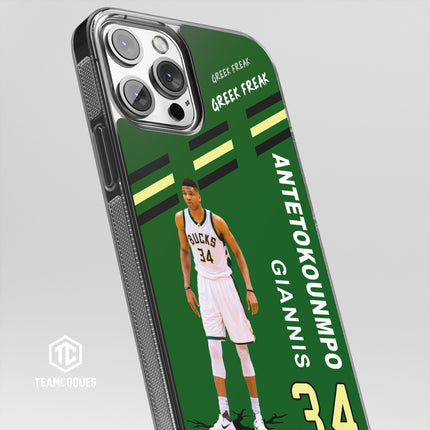 Coque joueur GIANNIS ANTETOKOUNMPO BUCKS MILWAUKEE NBA - TEAMCOQUES