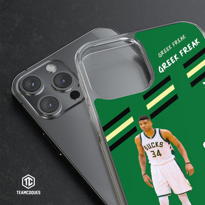 Coque joueur GIANNIS ANTETOKOUNMPO BUCKS MILWAUKEE NBA - TEAMCOQUES