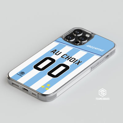Coque foot ARGENTINE personnalisable - TEAMCOQUES