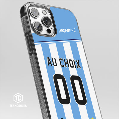 Coque foot ARGENTINE personnalisable - TEAMCOQUES