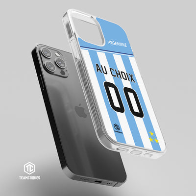 Coque foot ARGENTINE personnalisable - TEAMCOQUES