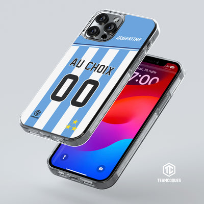 Coque foot ARGENTINE personnalisable - TEAMCOQUES