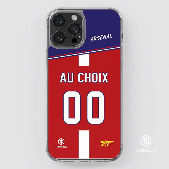 Coque foot ARSENAL personnalisable - TEAMCOQUES