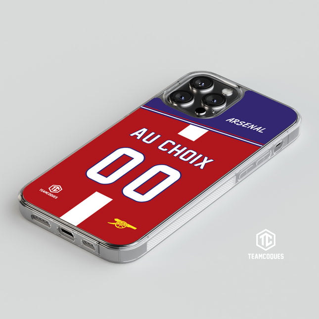 Coque foot ARSENAL personnalisable - TEAMCOQUES