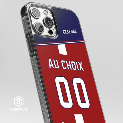 Coque foot ARSENAL personnalisable - TEAMCOQUES