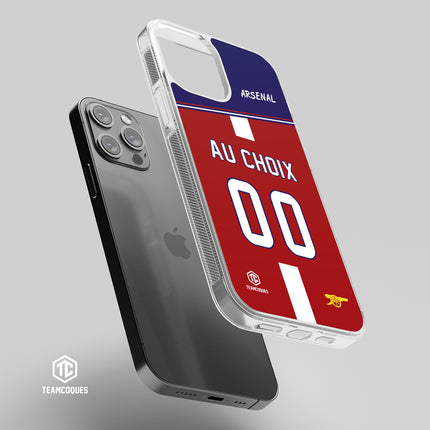 Coque foot ARSENAL personnalisable - TEAMCOQUES