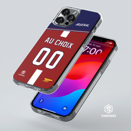 Coque foot ARSENAL personnalisable - TEAMCOQUES