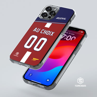 Coque foot ARSENAL personnalisable - TEAMCOQUES