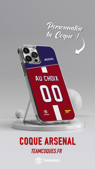 Vidéo Coque foot ARSENAL personnalisable - TEAMCOQUES