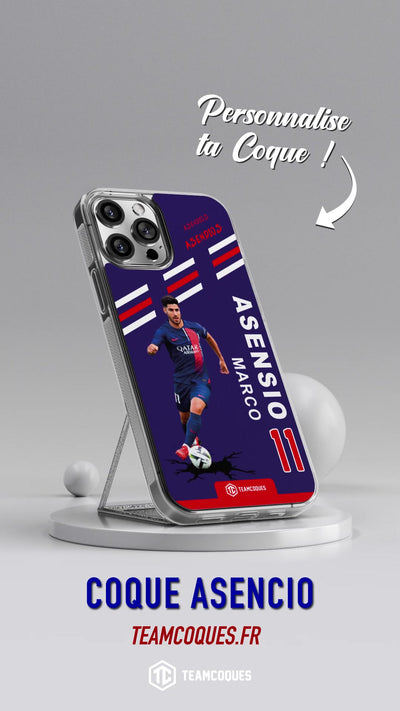 Vidéo Coque joueur MARCO ASENSIO PARIS - TEAMCOQUES