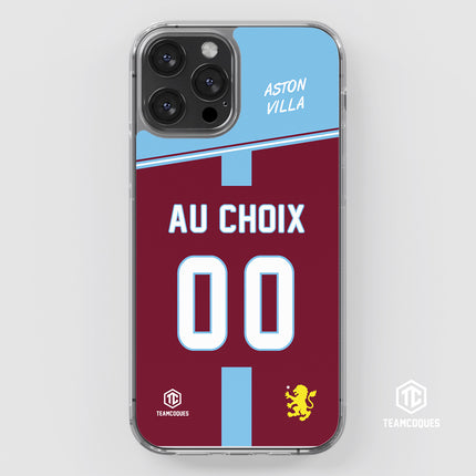Coque foot ASTON VILLA personnalisable - TEAMCOQUES
