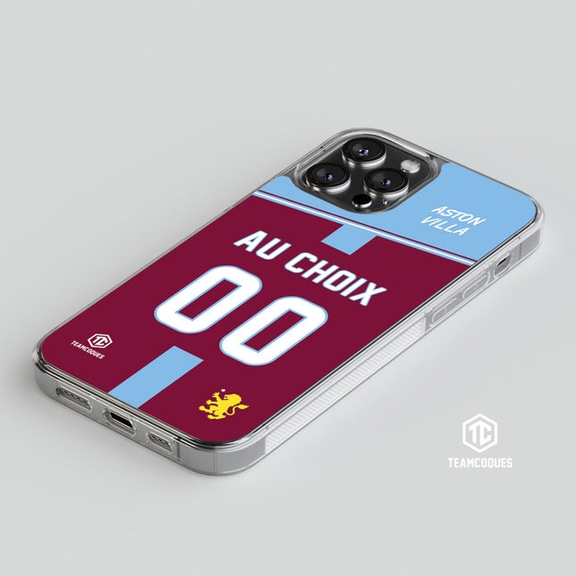 Coque foot ASTON VILLA personnalisable - TEAMCOQUES