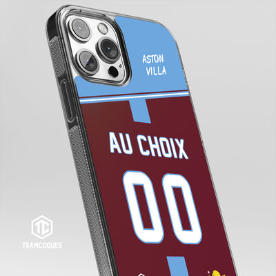 Coque foot ASTON VILLA personnalisable - TEAMCOQUES